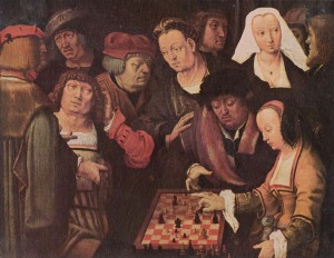Malarstwo-Lucas van Leyden - gra w szachy