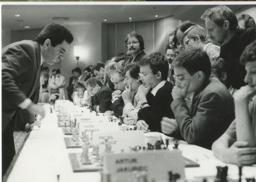 1991-Warszawa Kasparov symulta